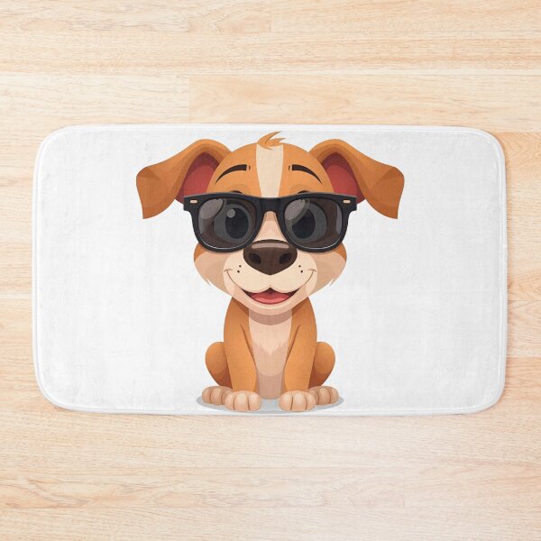 Item preview, Cool Dog in Sunglasses - Pupper with Attitude designed and sold by ArtCustomDesign.