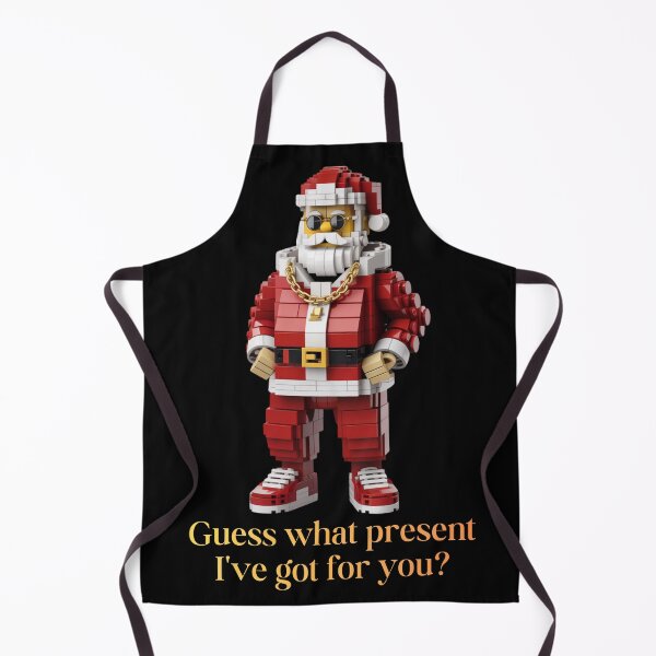Item preview, Pixel Santa – Guess What Present I’ve Got For You? Christmas Funny Design designed and sold by RDRdesign.