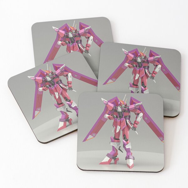 Item preview, Pink Gundam 3D Mecha Angular Wings | Robotic Science Fiction Art Collection designed and sold by Keltoi-art.