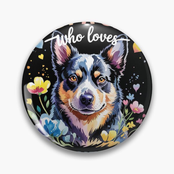 Item preview, ust A Girl Who Loves Blue Heeler Dog Women and Girls  designed and sold by KotexTemu.