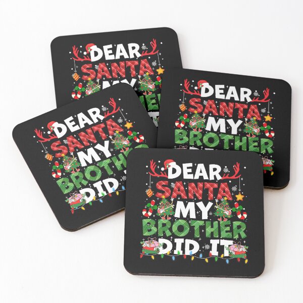 Item preview, Vintage Holiday Did Santa Funny My It Retro Christmas Dear Brother designed and sold by MediarMedic.