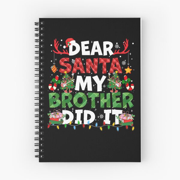 Item preview, Vintage Holiday Did Santa Funny My It Retro Christmas Dear Brother designed and sold by MediarMedic.
