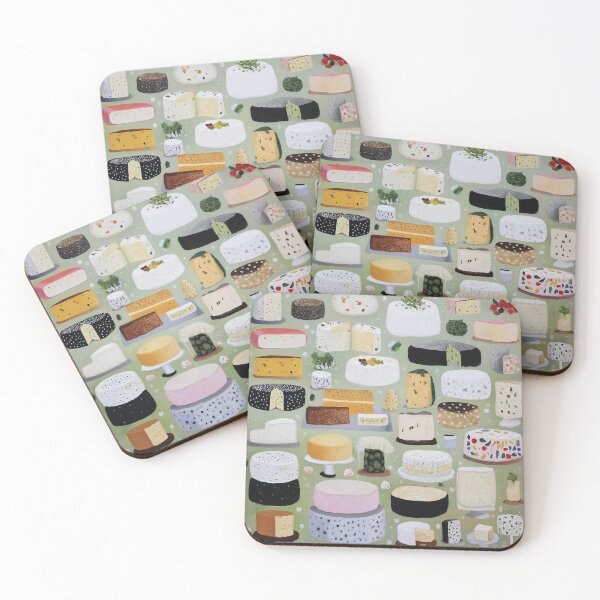 Item preview, VARIETY OF CHEESES ON DISPLAY illustration .3 designed and sold by lautir.