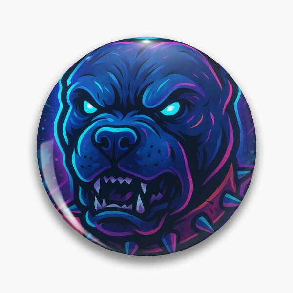 Item preview, Pitbull neon wall art designed and sold by air2upl.