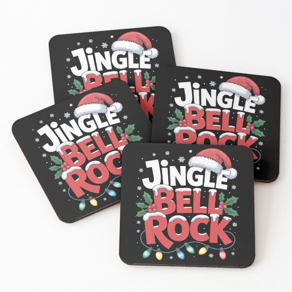 Item preview, Jingle Bell Rock Christmas Holiday Art designed and sold by FreshVibe Prints.