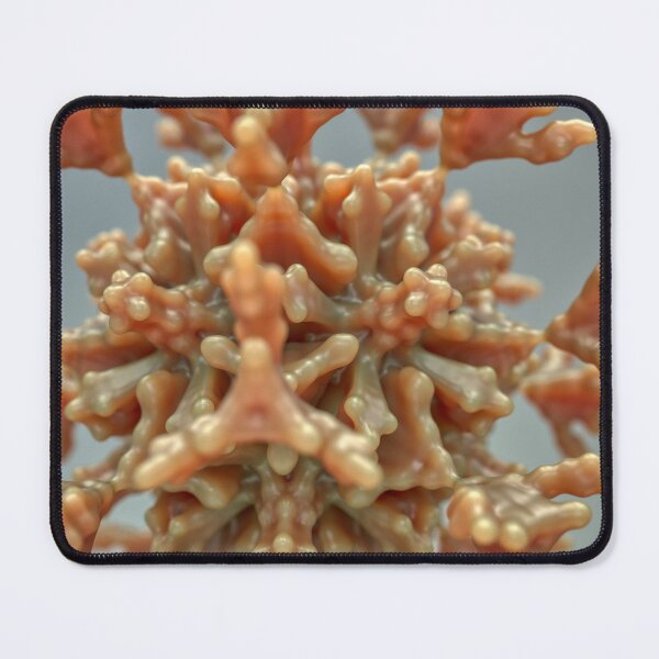 Item preview, Abstract Organic 3D Reef Sculpture | Cellular Form Coral Salmon Art designed and sold by Keltoi-art.