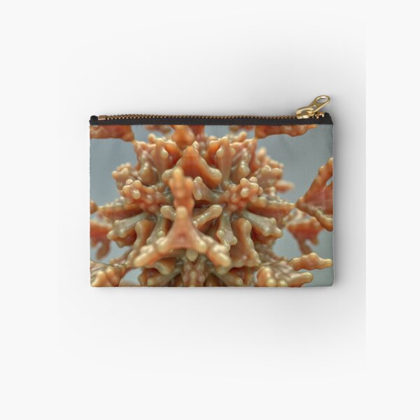Item preview, Abstract Organic 3D Reef Sculpture | Cellular Form Coral Salmon Art designed and sold by Keltoi-art.