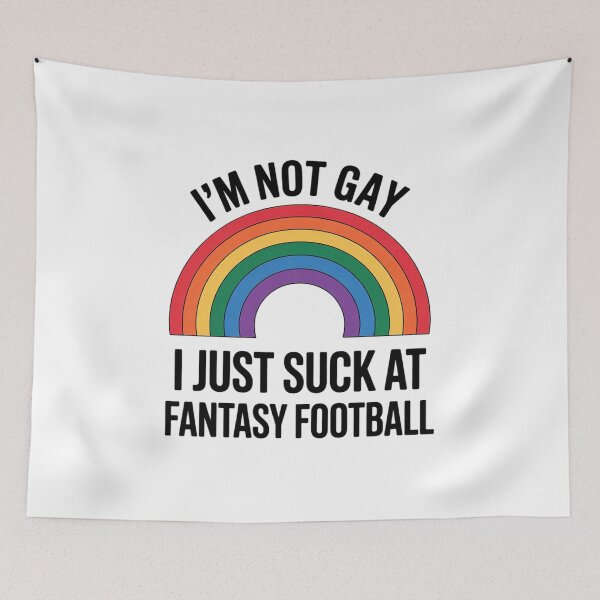 Item preview, I Suck At Fantasy Football  designed and sold by lilLilaBatArt.