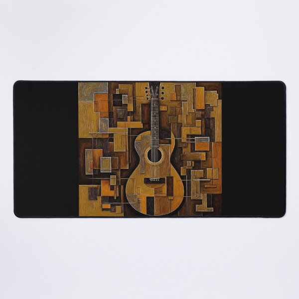 Item preview,  A Strange Guitar music poster hommage#1 designed and sold by Helios Be. Lavsh.