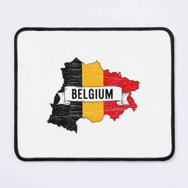 Item preview, Belgium Country Map Belgian Flag Colors Vintage Distressed Design designed and sold by Blurbean.