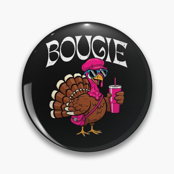 Item preview, Bougie Turkey Scene With Bright Sassy Holiday Attitude designed and sold by Han1986.