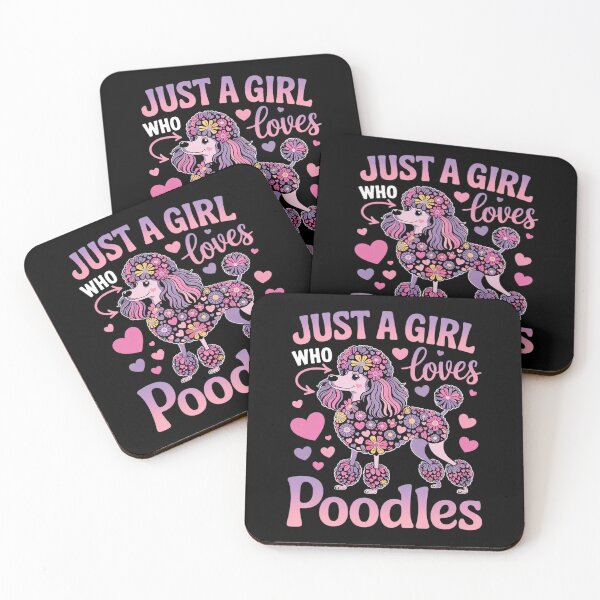 Item preview, Womens Floral Dog Girls Women Just A Girl Who Loves Poodles  designed and sold by VerseFarm.