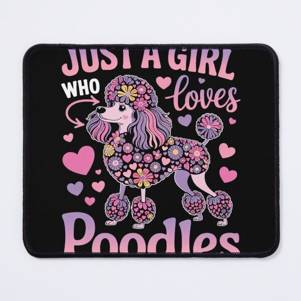 Item preview, Womens Floral Dog Girls Women Just A Girl Who Loves Poodles  designed and sold by VerseFarm.