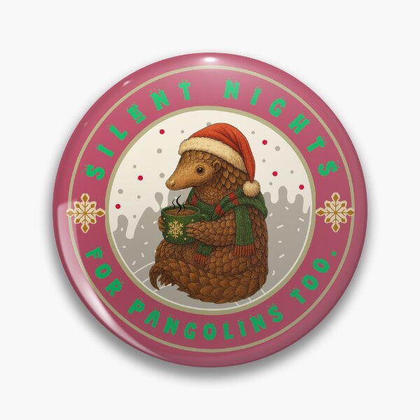 Item preview, SILENT NIGHTS - FOR PANGOLINS TOO. designed and sold by Pawethic Prints Studio.