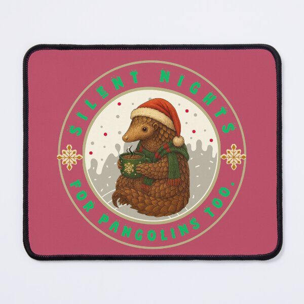 Item preview, SILENT NIGHTS - FOR PANGOLINS TOO. designed and sold by Pawethic Prints Studio.