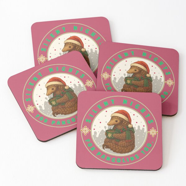 Item preview, SILENT NIGHTS - FOR PANGOLINS TOO. designed and sold by Pawethic Prints Studio.