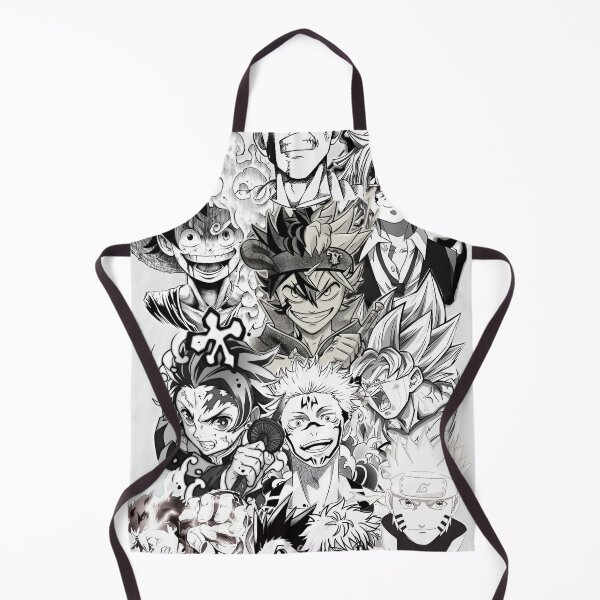 Item preview, Epic Anime Hero Collage – Dynamic Black & White Action Art designed and sold by Dyan4.