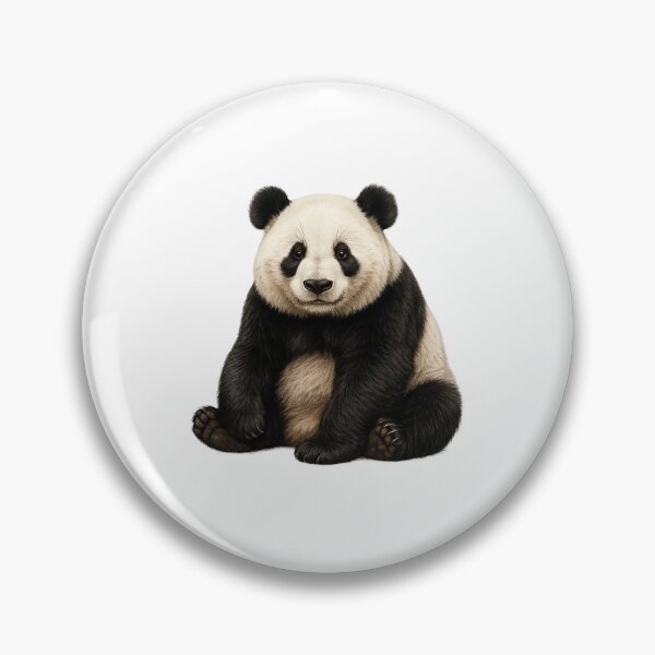 Item preview, Realistic Panda Charm – Nature’s Gentle Giant designed and sold by luckyyouth.