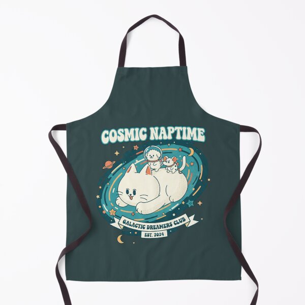 Item preview, Cosmic Naptime Galactic Dreamers Club - Cute Cat Space Art designed and sold by AwesomeBeyondLimits.