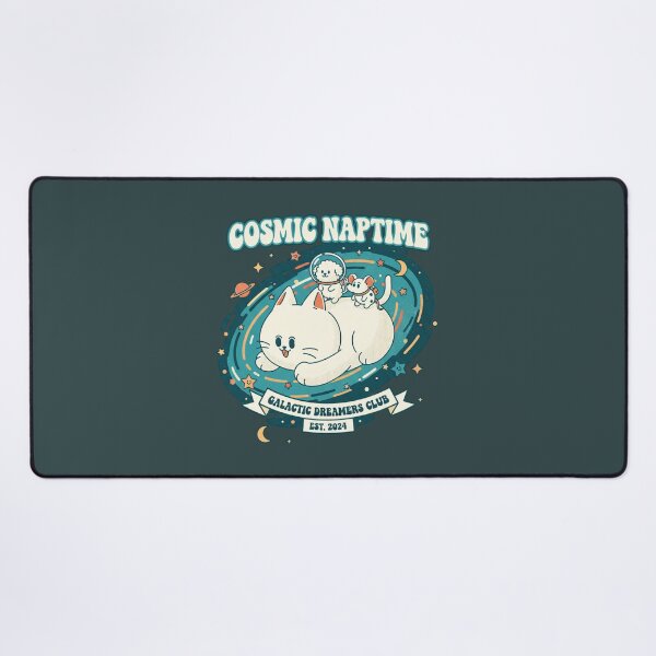 Item preview, Cosmic Naptime Galactic Dreamers Club - Cute Cat Space Art designed and sold by AwesomeBeyondLimits.