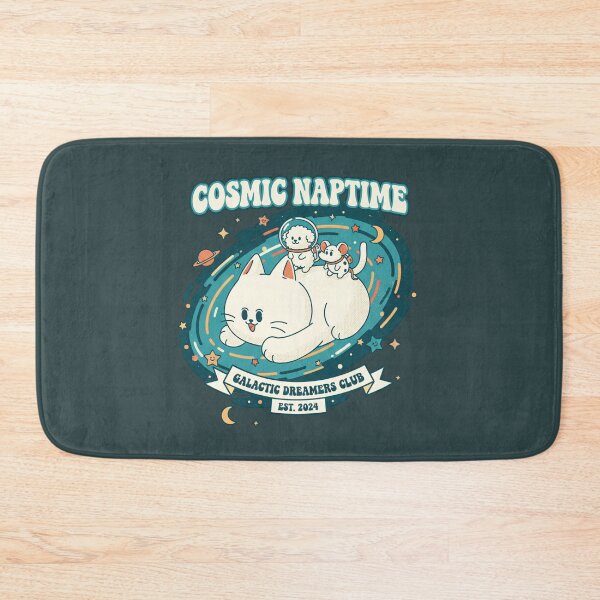 Item preview, Cosmic Naptime Galactic Dreamers Club - Cute Cat Space Art designed and sold by AwesomeBeyondLimits.