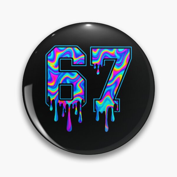 Item preview, Six Seven Drip Neon Swirl Scene With Vivid Colors designed and sold by khdmalakarak.