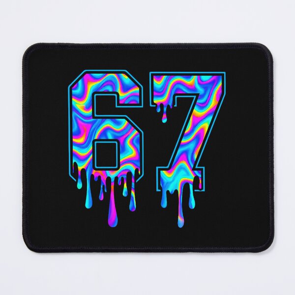 Item preview, Six Seven Drip Neon Swirl Scene With Vivid Colors designed and sold by khdmalakarak.