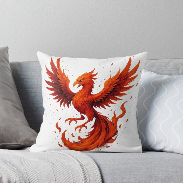 Item preview, Phoenix Rebirth – Fiery Splash Art Fantasy Illustration designed and sold by Dog Vibes.