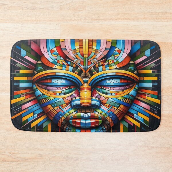 Item preview, Spiritual Design with Tribal Geometric Pattern designed and sold by LaraVisionsArts.