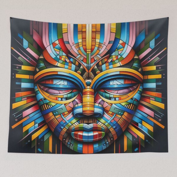 Item preview, Spiritual Design with Tribal Geometric Pattern designed and sold by LaraVisionsArts.