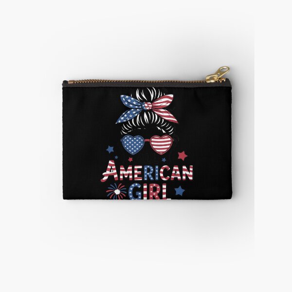 Item preview, All American Girl 4th Of July Messy Bun  designed and sold by VerseFarm.