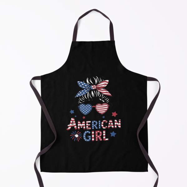 Item preview, All American Girl 4th Of July Messy Bun  designed and sold by VerseFarm.
