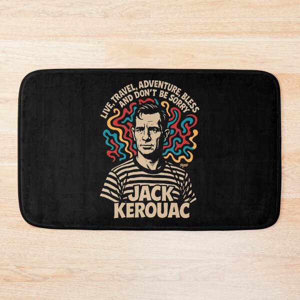 Item preview, Beatnik Icon Jack Kerouac Illustration designed and sold by Boogosh.
