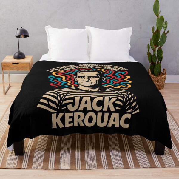 Item preview, Beatnik Icon Jack Kerouac Illustration designed and sold by Boogosh.