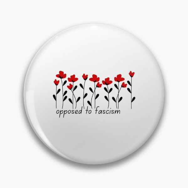 Item preview, Opposed To Fascism Flower Scene With Minimal Strong Message designed and sold by khdmalakarak.