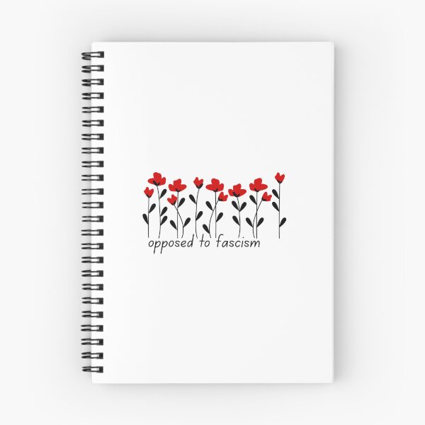Item preview, Opposed To Fascism Flower Scene With Minimal Strong Message designed and sold by khdmalakarak.