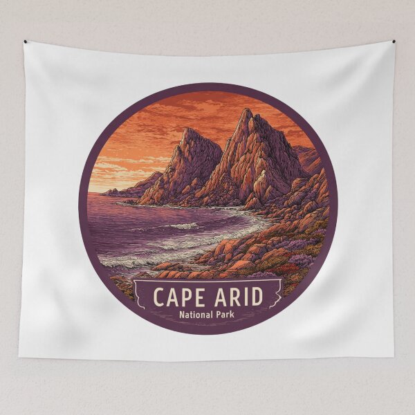 Item preview, Cape Arid National Park Coastal Rock Formations Vintage Sticker designed and sold by Blurbean.