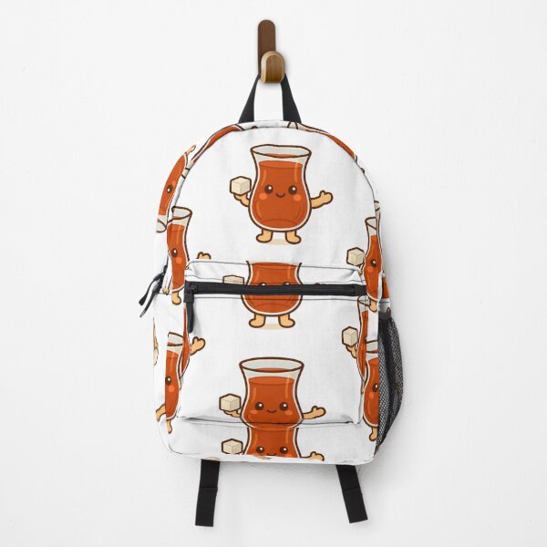 Item preview, Cute Kawaii Turkish Tea Glass – Adorable Çay Character Holding Sugar Cube | Turkish Flag & Turkey Inspired Red Cartoon Design designed and sold by Globalcitytees.