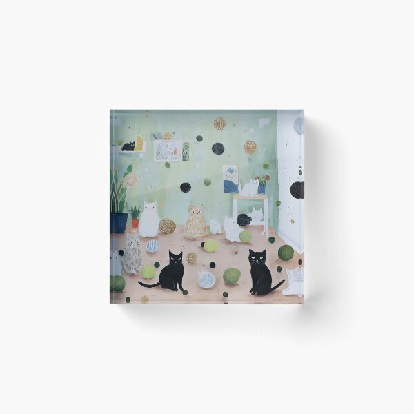 Item preview, CATS IN A PLAYFUL ROOM illustration .1 designed and sold by lautir.