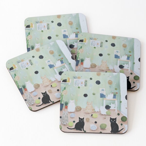 Item preview, CATS IN A PLAYFUL ROOM illustration .1 designed and sold by lautir.