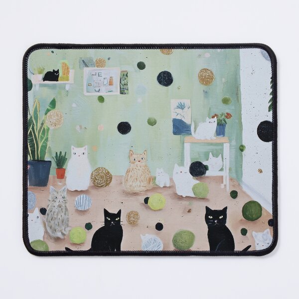 Item preview, CATS IN A PLAYFUL ROOM illustration .1 designed and sold by lautir.