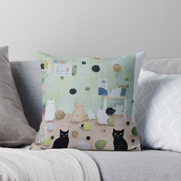 Item preview, CATS IN A PLAYFUL ROOM illustration .1 designed and sold by lautir.