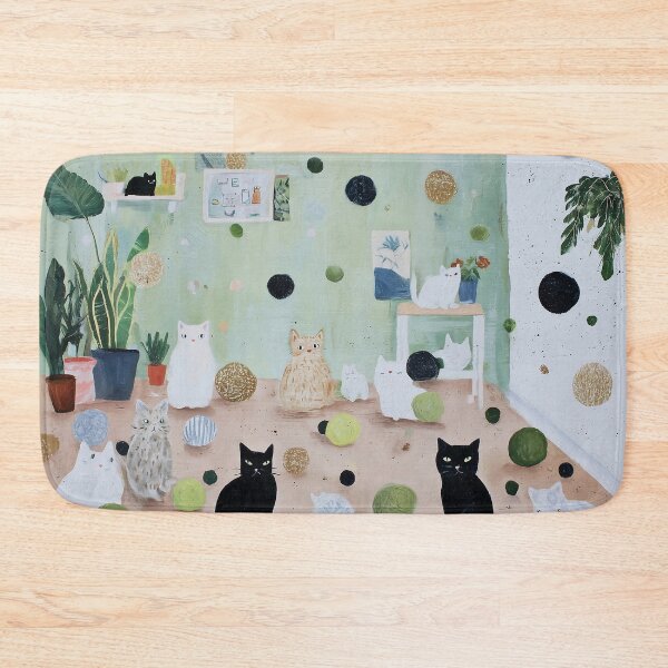 Item preview, CATS IN A PLAYFUL ROOM illustration .1 designed and sold by lautir.
