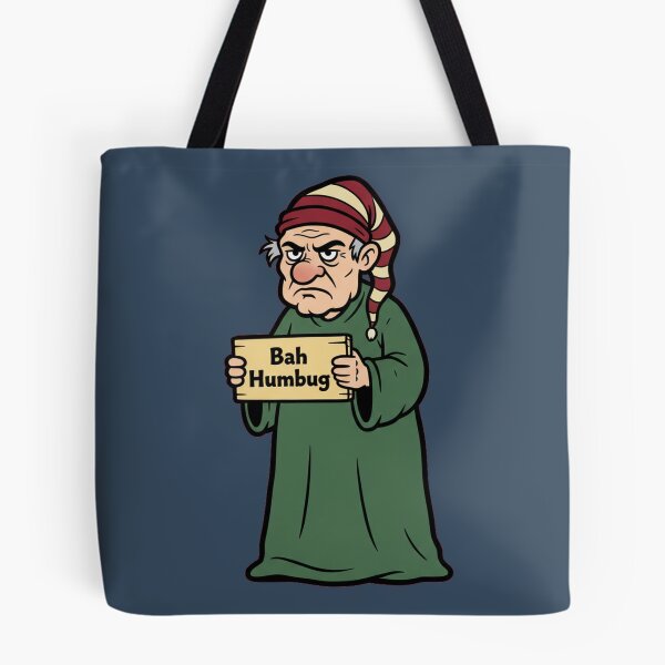 Item preview, Classic Grumpy Humbug Scrooge Christmas Funny Gift designed and sold by Bratak.