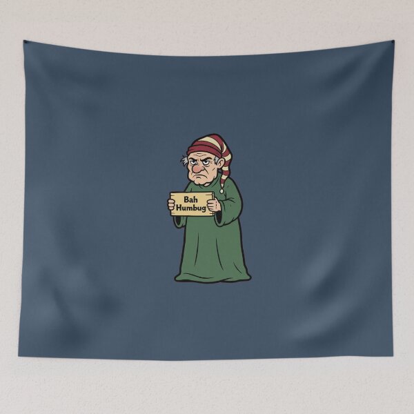 Item preview, Classic Grumpy Humbug Scrooge Christmas Funny Gift designed and sold by Bratak.