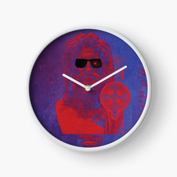 Item preview, Santa Meets Terminator Humorous Christmas Illustration designed and sold by MargotStudio.