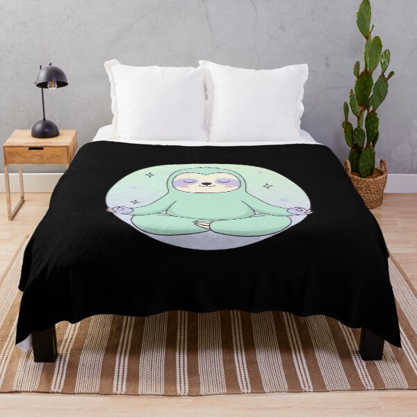 Item preview, Zen Sloth – Minimal Calm Meditation Animal Aesthetic Design designed and sold by JustCrafted.