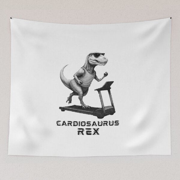 Item preview, Cardiosaurus Rex Funny T-Rex Treadmill Running designed and sold by TrueArtsStore.