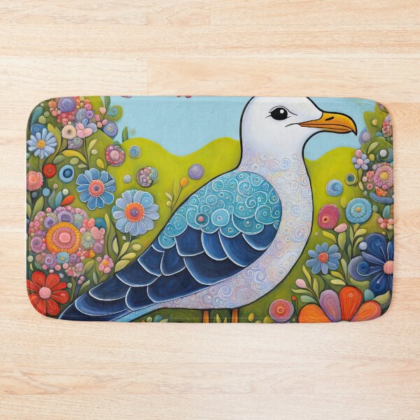 Item preview, Seagull covered in flowers in a magic Garden designed and sold by Colin Bentham.
