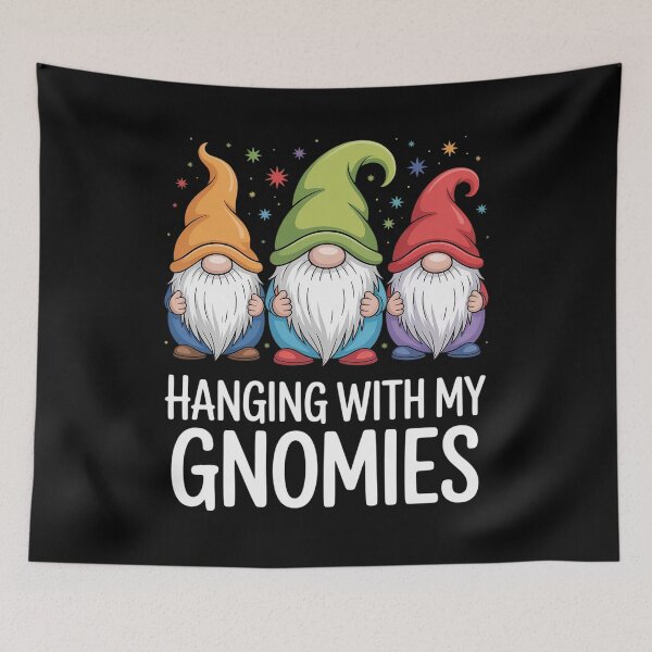 Item preview, Hanging With My Gnomies Funny Garden Gnome designed and sold by MaryoKing.